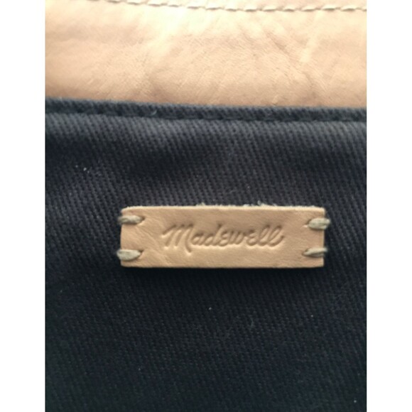 Madewell zip top transport crossbody tote natural buff - Picture 11 of 12